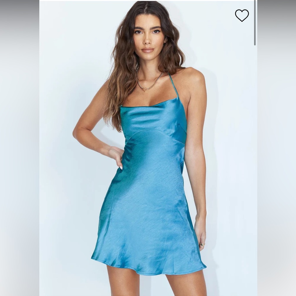 Princess Polly CAIRO MINI DRESS BLUE
